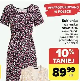 Carrefour Sukienka damska gracjana s-xl oferta