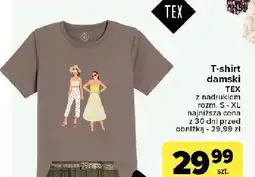 Carrefour T-shirt damski s-xl Tex oferta