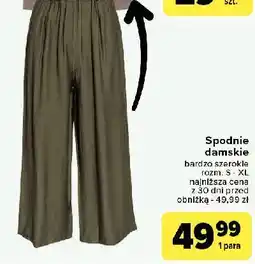 Carrefour Spodnie damskie s-xl oferta