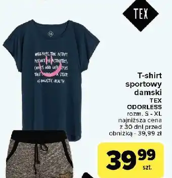 Carrefour T-shirt damski s-xl Tex oferta