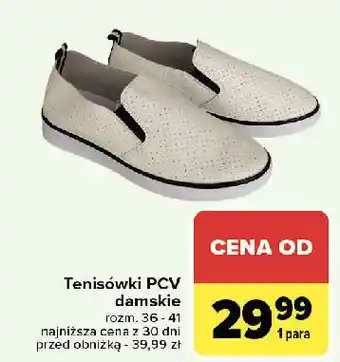 Carrefour Tenisówki damskie rozm. 36-41 oferta