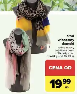 Carrefour Szal wiosenny oferta