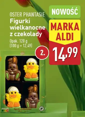 ALDI OSTER PHANTASIE Figurki wielkanocne z czekolady oferta