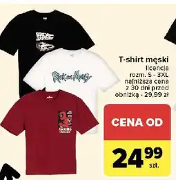 Carrefour T-shirt męski rozm. s-3xl oferta