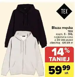 Carrefour Bluza męska rozm. s-3xl Tex oferta