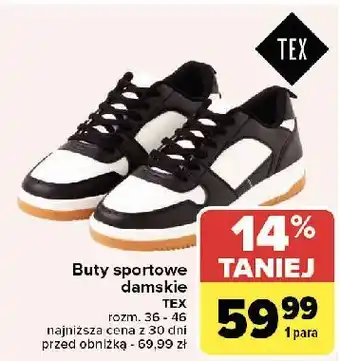 Carrefour Buty sportowe 36-46 Tex oferta