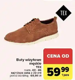 Carrefour Buty męskie wizytowe rozm. 40-46 Tex oferta