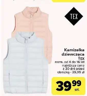 Carrefour Kamizelka dziewczęca 4-16 lat Tex oferta