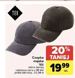 Carrefour Czapka męska Tex oferta