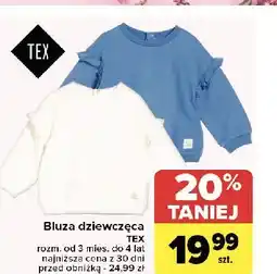 Carrefour Bluza dziewczęca 3 mies - 4 lat Tex oferta