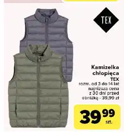 Carrefour Kamizelka chłopięca 3-14 lat Tex oferta