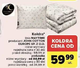 Carrefour Poduszka maytime 50 x 60 cm John Cotton oferta