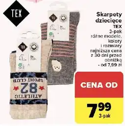 Carrefour Skarpety dziecięce Tex oferta