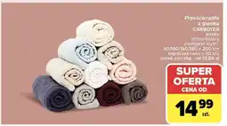 Carrefour Prześcieradło z gumką jersey 180 x 200 cm Carbotex oferta