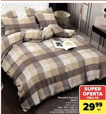 Carrefour Komplet pościeli impex 160 x 200 + 2 70 80 cm oferta