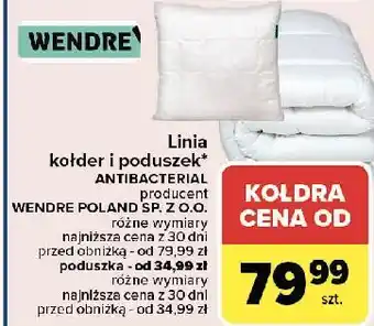 Carrefour Poduszka antibacterial 50 x 60 cm Wendre oferta