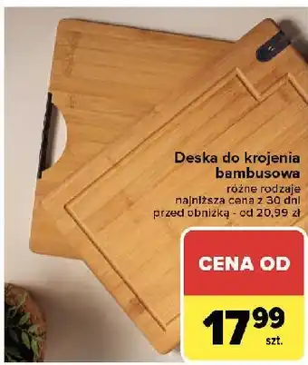 Carrefour Deska bambusowa oferta