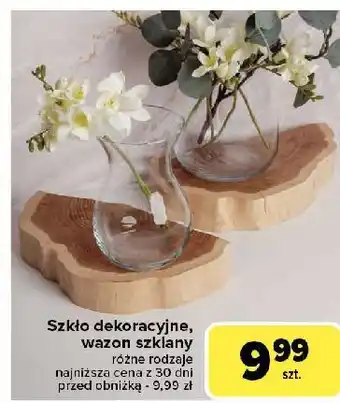 Carrefour Wazon szklany oferta