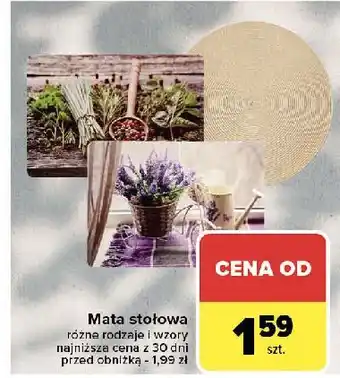 Carrefour Mata stołowa oferta