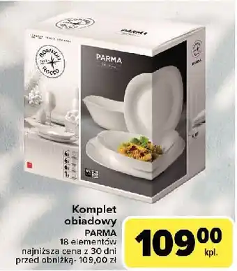 Carrefour Komplet obiadowy parma Bormioli Rocco oferta