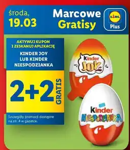 Lidl Jajko z niespodzianką Kinder Joy oferta