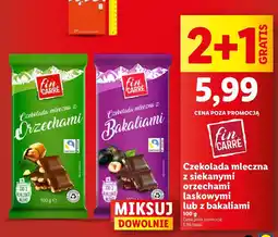 Lidl Czekolada z bakaliami Fin Carre oferta