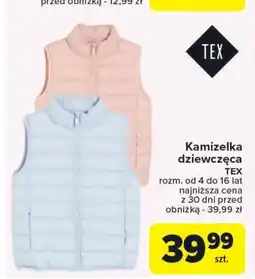 Carrefour Bezrękawnik dziewczęcy TEX oferta