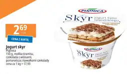 E.Leclerc Jogurt typu islandzkiego z pomarańczą i kawałkami czekolady Piątnica Skyr oferta