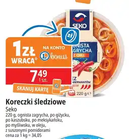 E.Leclerc Filety śledziowe z suszonymi pomidorami Seko oferta