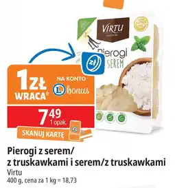 E.Leclerc Pierogi z serem i truskawkami Virtu oferta