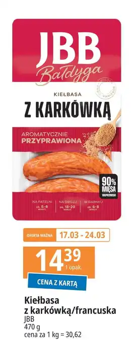 E.Leclerc Kiełbasa francuska Jbb Bałdyga oferta