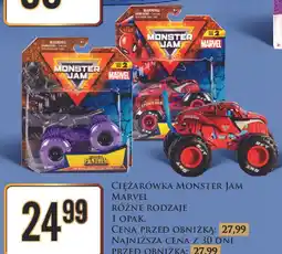 Dino Ciężarówka monster jam marvel oferta