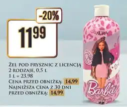 Dino Żel pod prysznic barbie Aura Cosmetics oferta