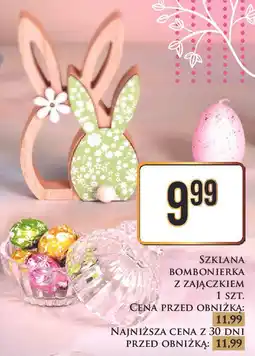 Dino Szklana bombonierka z zajączkiem oferta