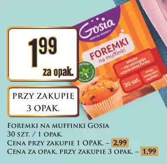 Dino Foremki do pieczenia muffinów Gosia oferta