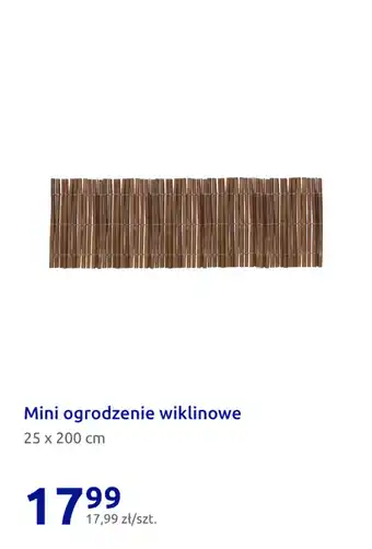 Action Mini ogrodzenie wiklinowe oferta