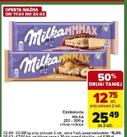 Carrefour Express Czekolada toffee wholenut Milka Mmmax oferta