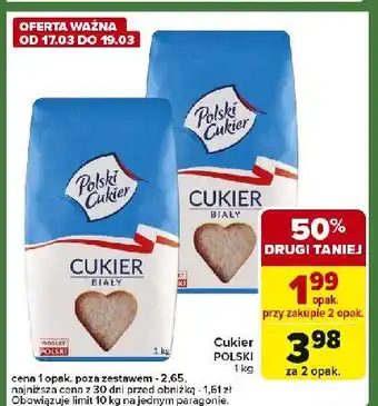 Carrefour Express Cukier biały Polski oferta