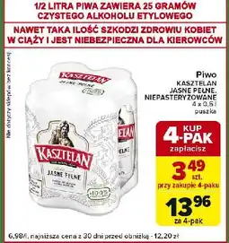 Carrefour Express Piwo Kasztelan Niepasteryzowane oferta