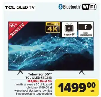 Carrefour Telewizor 55'' 55c61b Tcl oferta