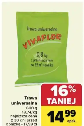 Carrefour Trawa uniwersalna Vivaflor oferta