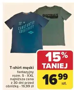 Carrefour T-shirt męski s-xxl oferta