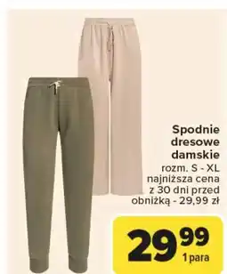 Carrefour Spodnie dresowe damskie rozm. s-xl oferta