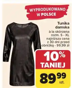 Carrefour Tunika damska długi rękaw s-xl oferta