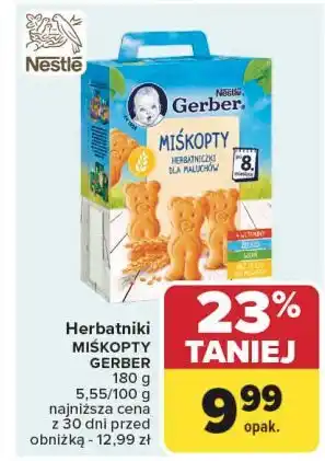 Carrefour Herbatniczki miśkopty Gerber Junior oferta