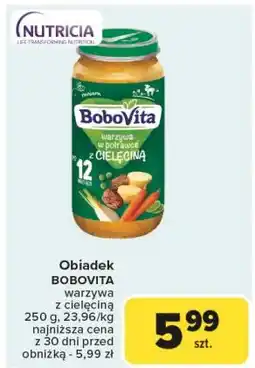 Carrefour Warzywa w potrawce z cielęciną Bobovita oferta