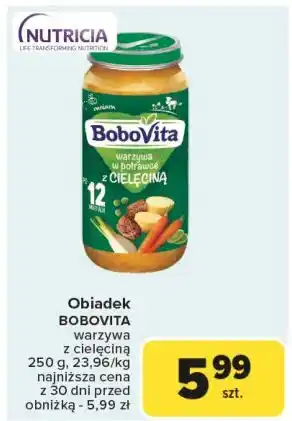 Carrefour Warzywa w potrawce z cielęciną Bobovita oferta