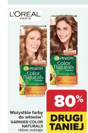 Carrefour Krem koloryzujący do włosów 6 ciemny blond Garnier Color Naturals Creme oferta