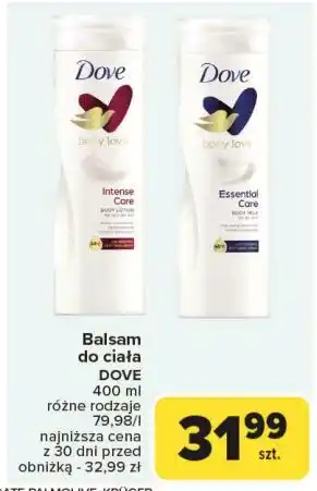 Carrefour Balsam do ciała essential Dove Nourishing Body Care oferta