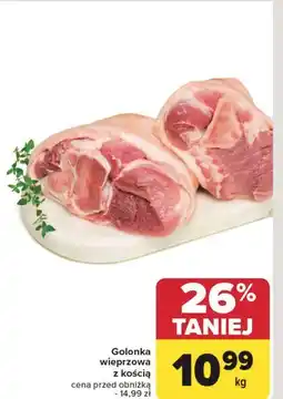 Carrefour Golonka wieprzowa przednia z kością oferta